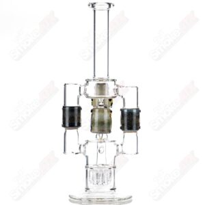 Shop Spinning Tiki Head Scientific Tube by Carsten Carlile & Dirty Rico Glass in australian