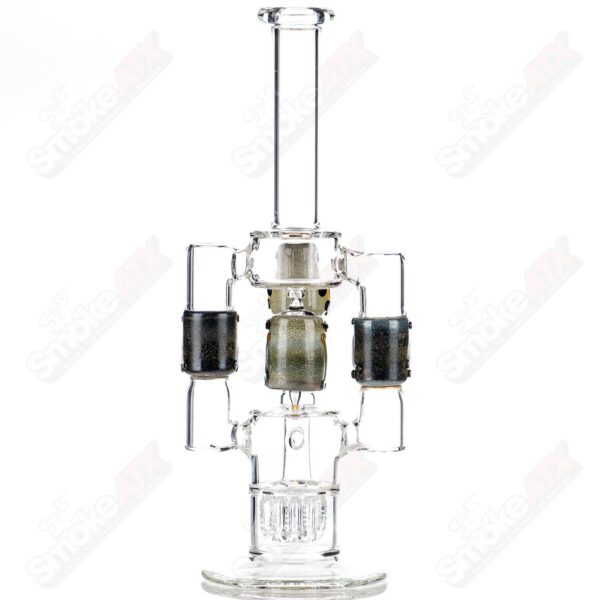Shop Spinning Tiki Head Scientific Tube by Carsten Carlile & Dirty Rico Glass in australian
