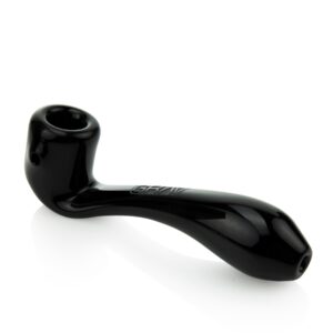 Shop GRAV Large Sherlock 6" Hand Pipe with Built-In Ash Catcher - 32mm Borosilicate Glass in australian