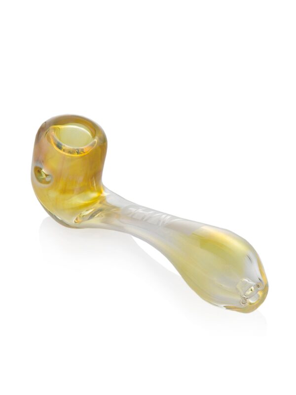 Shop GRAV Large Sherlock 6" Hand Pipe with Built-In Ash Catcher - 32mm Borosilicate Glass in australian