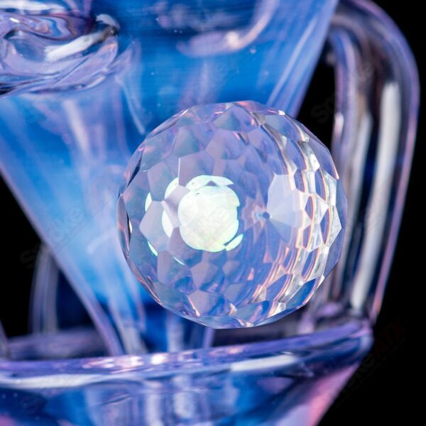 Shop #1 Faceted Two & Through Full-Size Recycler w/ Opal by Captn Chronic in australian