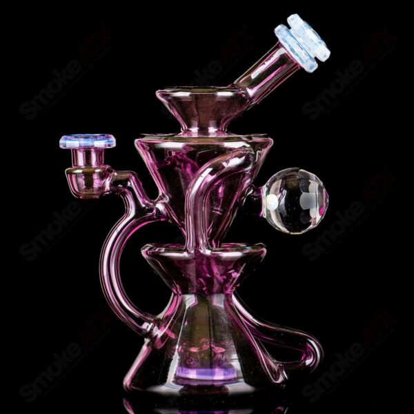 Shop #2 Faceted Two & Through Full-Size Recycler w/ Opal by Captn Chronic in australian