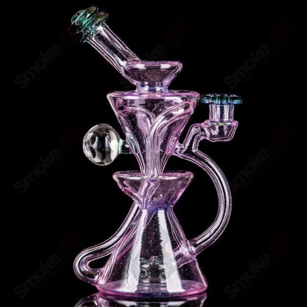 Shop #3 Faceted Two & Through Full-Size Recycler w/ Opal by Captn Chronic in australian