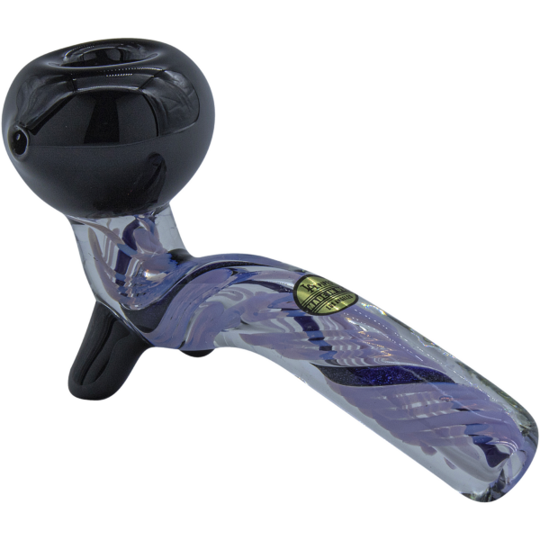 Shop LA Pipes "Galactic Storm" Slime & Dichro Sherlock Pipe in australian