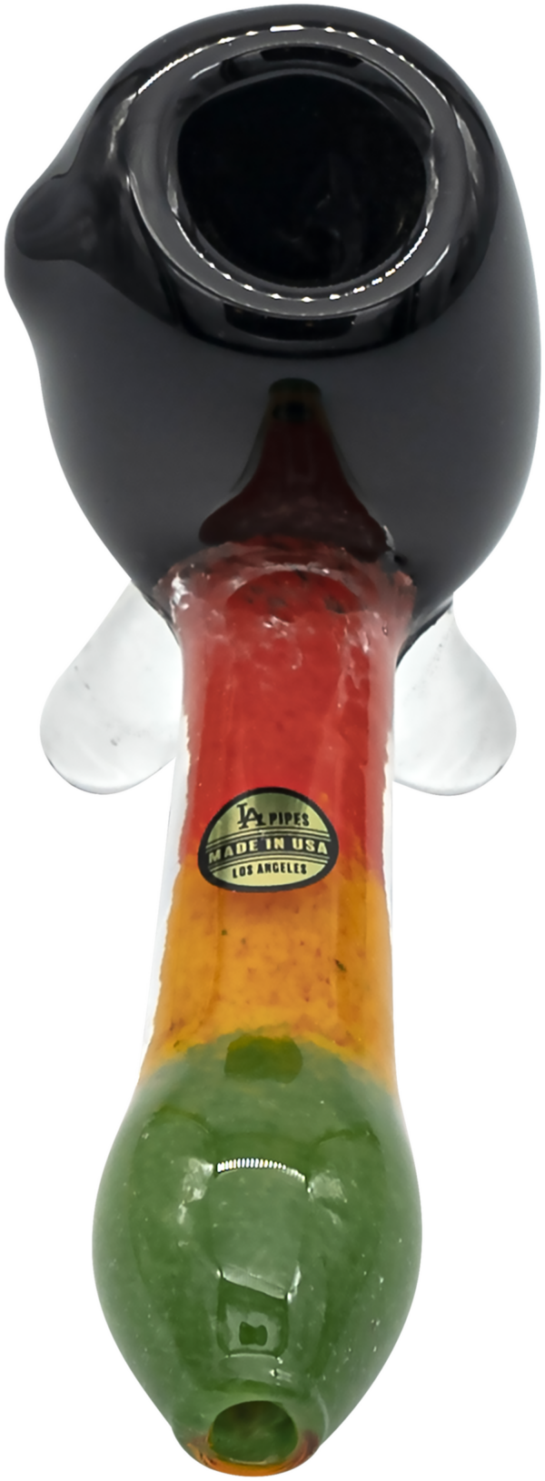 Shop LA Pipes "Sattdown Rasta" Sherlock Glass Pipe in australian