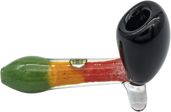 Shop LA Pipes "Sattdown Rasta" Sherlock Glass Pipe in australian