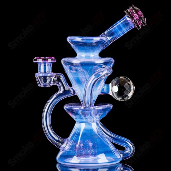 Shop #1 Faceted Two & Through Full-Size Recycler w/ Opal by Captn Chronic in australian
