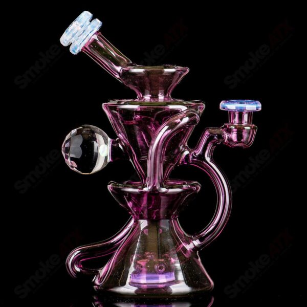 Shop #2 Faceted Two & Through Full-Size Recycler w/ Opal by Captn Chronic in australian