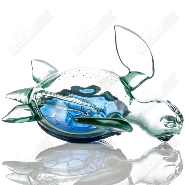 Shop Blue Dichro Honu Sea Turle Rig Turtle Time Glass in australian