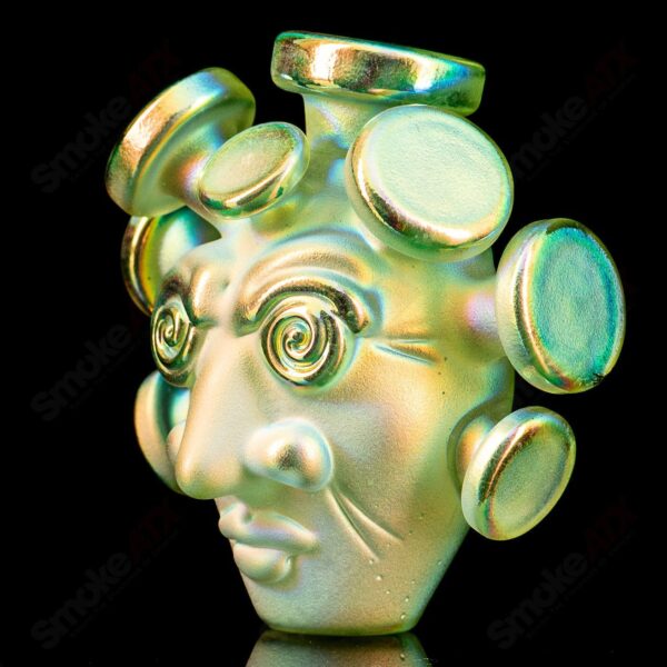 Shop Sunset Slyme W/ Dichroic Spray Face Pendant Josh Mazet x Jmass in australian