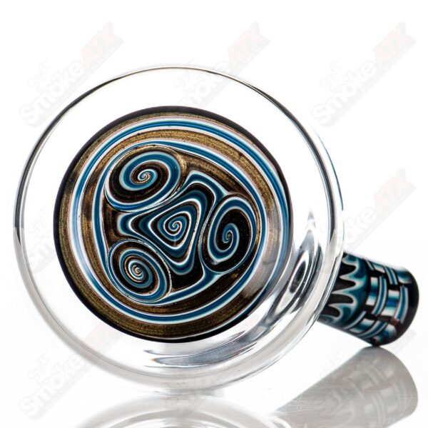 Shop Blue Patchwork Mini Beaker Set by Dale Sommers Glass in australian