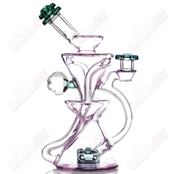 Shop #3 Faceted Two & Through Full-Size Recycler w/ Opal by Captn Chronic in australian