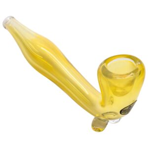 Shop LA Pipes 4.25" Fumed Glass Sherlock Pipe with Marble Feet in australian