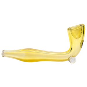 Shop LA Pipes 4.25" Fumed Glass Sherlock Pipe with Marble Feet in australian