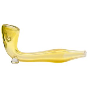 Shop LA Pipes 4.25" Fumed Glass Sherlock Pipe with Marble Feet in australian