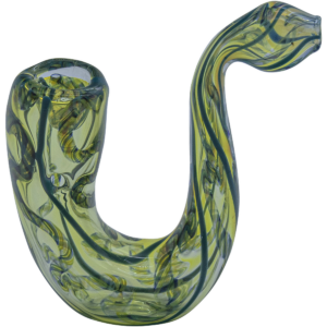 Shop LA Pipes Elegant 4" Color-Changing Sherlock Glass Pipe in australian
