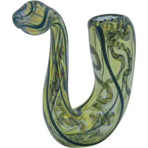 Shop LA Pipes Elegant 4" Color-Changing Sherlock Glass Pipe in australian