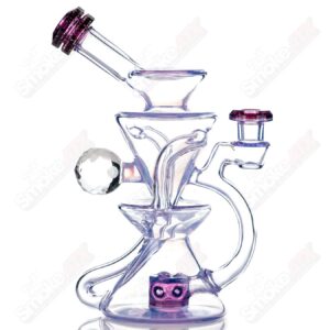 Shop #1 Faceted Two & Through Full-Size Recycler w/ Opal by Captn Chronic in australian