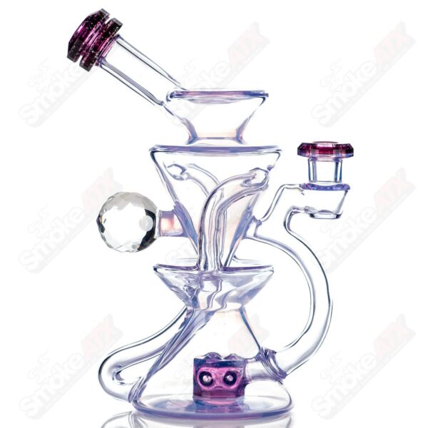 Shop #1 Faceted Two & Through Full-Size Recycler w/ Opal by Captn Chronic in australian