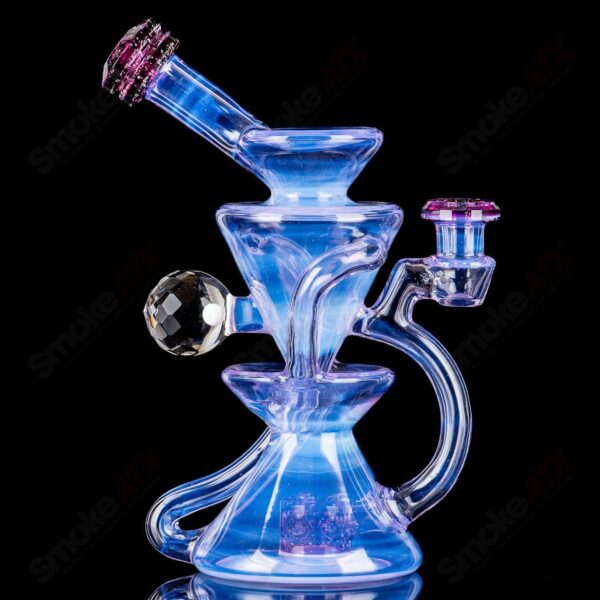 Shop #1 Faceted Two & Through Full-Size Recycler w/ Opal by Captn Chronic in australian