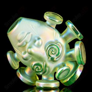 Shop Sunset Slyme W/ Dichroic Spray Face Pendant Josh Mazet x Jmass in australian