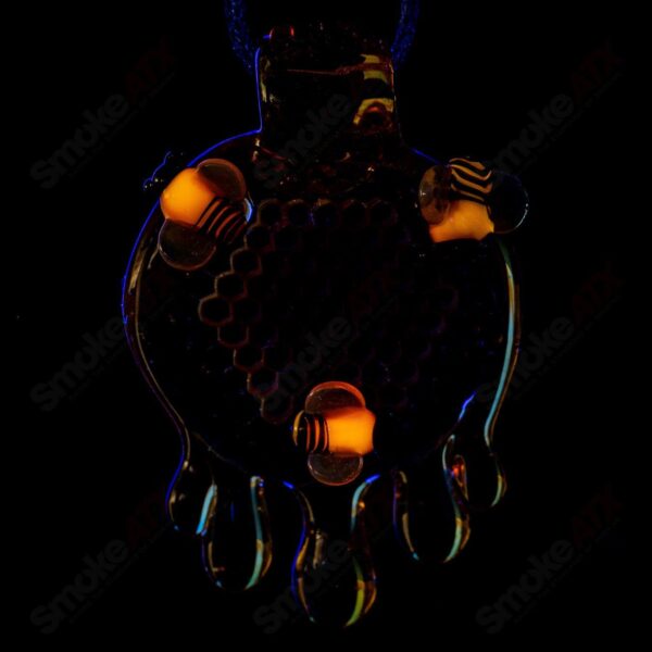 Shop Large Honeycomb Drip Pendant by Joe P Glass in australian