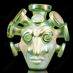 Shop Sunset Slyme W/ Dichroic Spray Face Pendant Josh Mazet x Jmass in australian