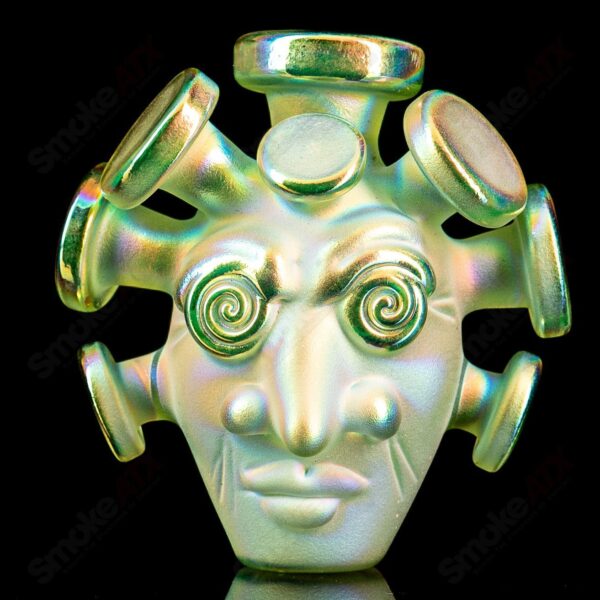 Shop Sunset Slyme W/ Dichroic Spray Face Pendant Josh Mazet x Jmass in australian