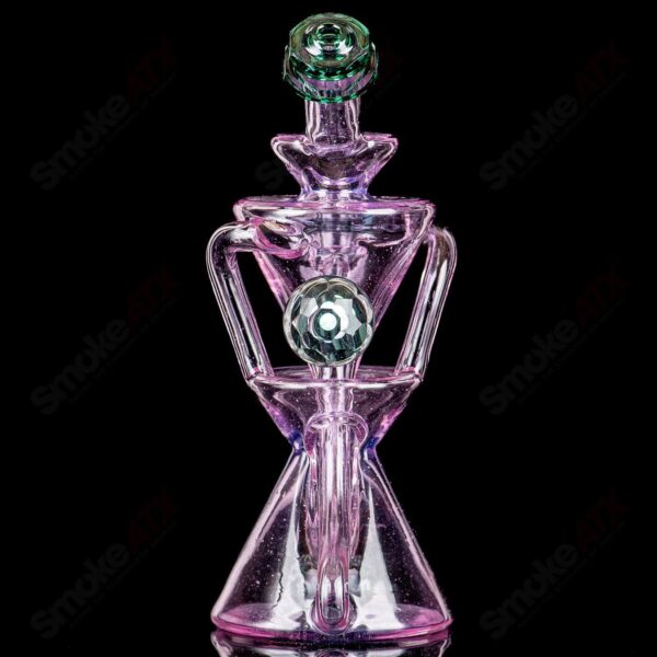 Shop #3 Faceted Two & Through Full-Size Recycler w/ Opal by Captn Chronic in australian