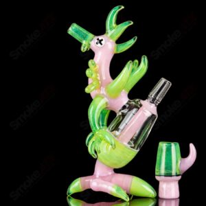 Shop Chicken Rig (Pink/Green) JOP Glass in australian