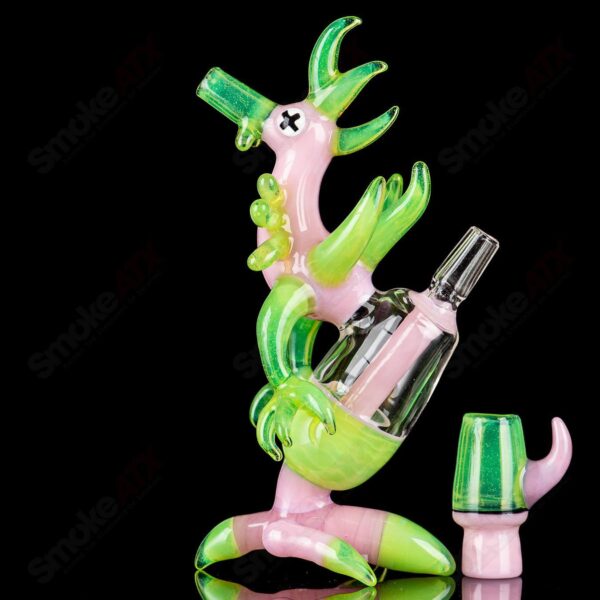 Shop Chicken Rig (Pink/Green) JOP Glass in australian