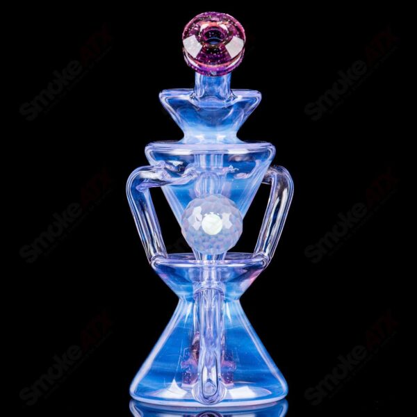 Shop #1 Faceted Two & Through Full-Size Recycler w/ Opal by Captn Chronic in australian