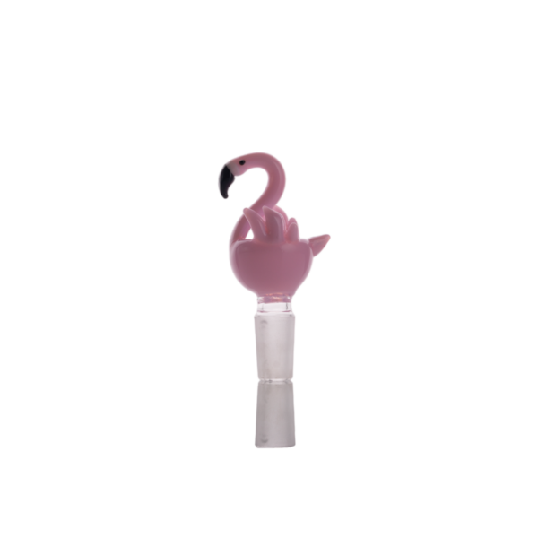 Shop Heady Pink Flamingo Bowls 14mm Male Joint in australian