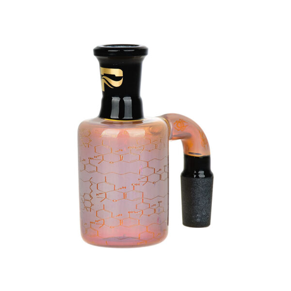 Shop Pulsar Inside Print Glass Dry Ash Catcher | 14mm |90 Degree | THC Blueprint in australian