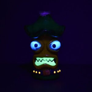Shop Shroom Monster Glass & Enamel Ash Catcher - 4.75" / 14mm M / 90D / Colors Vary in australian