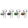 Shop Herb Slide w/ Embossed Leaf Tab - 14mm Male / Colors Vary in australian