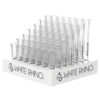 Shop White Rhino Glass Downstems- 19/14mm / Asst Sizes - 49PC DISP in australian