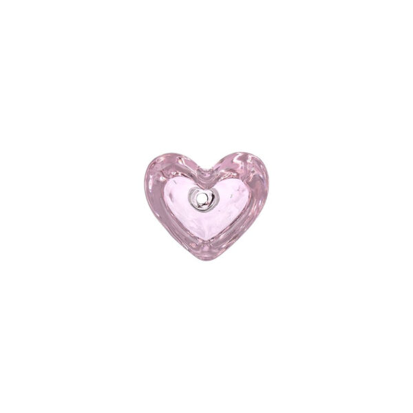 Shop Pulsar Heart-Shaped Bowl Herb Slide - 14mm M / Pink 9ct in australian