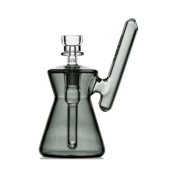 Shop GRAV Hourglass Pocket Bubbler Bong 12cm - Smoke in australian