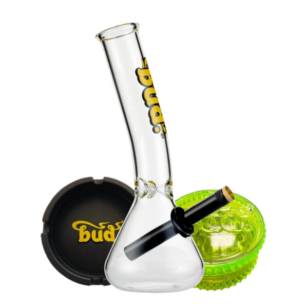 Shop Bud Bent Beaker Bong Bundle in australian