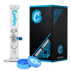 Shop Cookies Original Straight Tube Glass Bong | 13.25" | 14mm F in australian