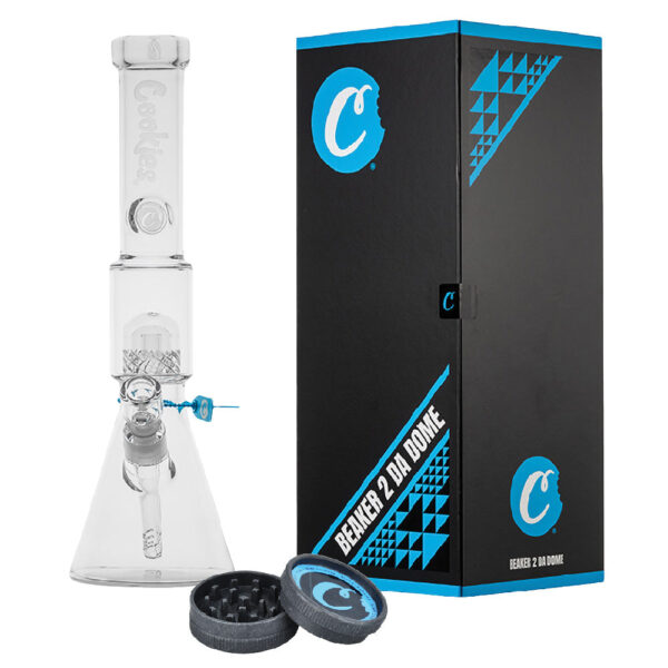 Shop Cookies 2 Da Dome Beaker Glass Bong w/ Perc - 17" / 14mm F in australian