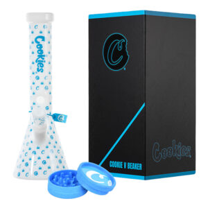 Shop Cookies V Beaker Glass Bong | 13.75" | 14mm F in australian