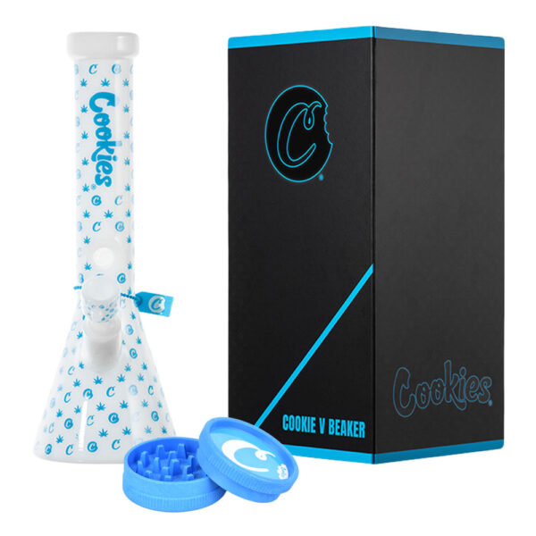 Shop Cookies V Beaker Glass Bong | 13.75" | 14mm F in australian