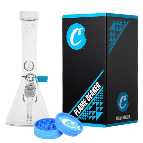 Shop Cookies Flame Etched Glass Bong - 13" / 14mm F in australian