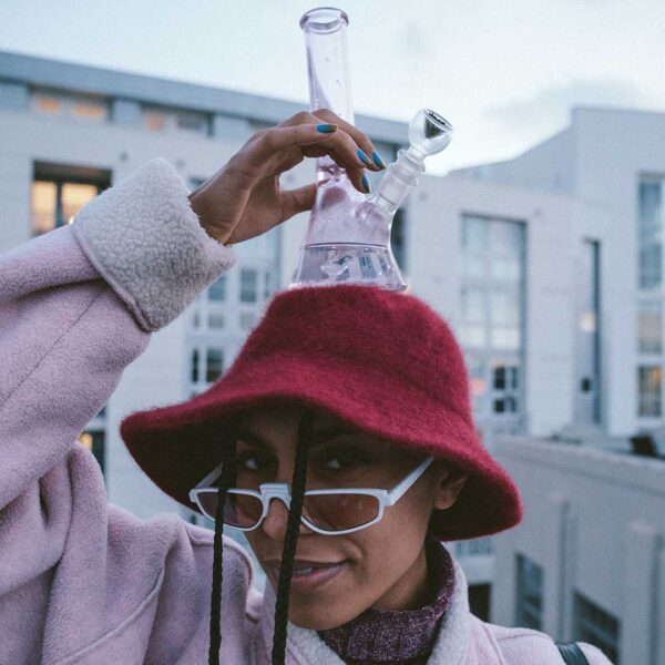 Shop HEMPER - Pink Beaker Bong 9" in australian