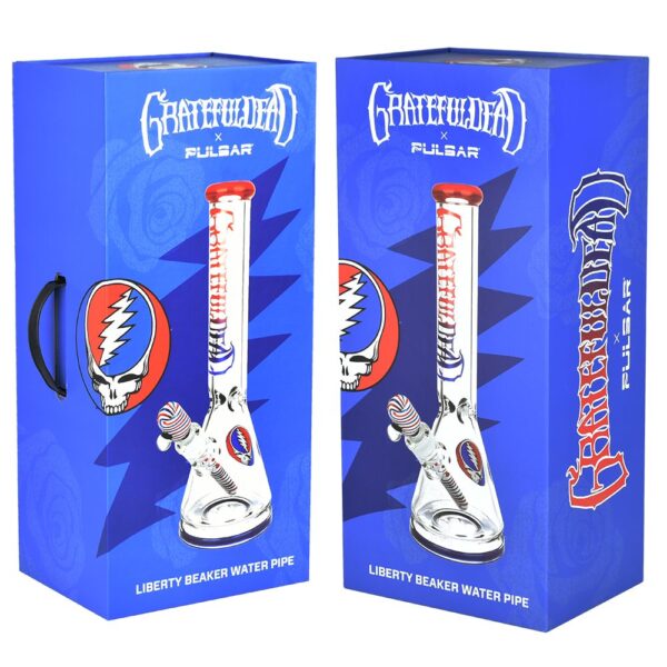 Shop Grateful Dead x Pulsar "Liberty Beaker" Bong - 15.75" / 14mm F in australian