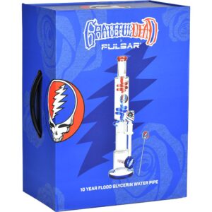 Shop Grateful Dead x Pulsar 10 Year Flood Glycerin Bong Kit - 16" / 14mm F in australian