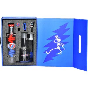 Shop Grateful Dead x Pulsar 10 Year Flood Glycerin Bong Kit - 16" / 14mm F in australian