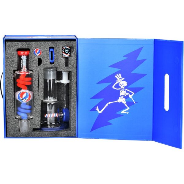 Shop Grateful Dead x Pulsar 10 Year Flood Glycerin Bong Kit - 16" / 14mm F in australian
